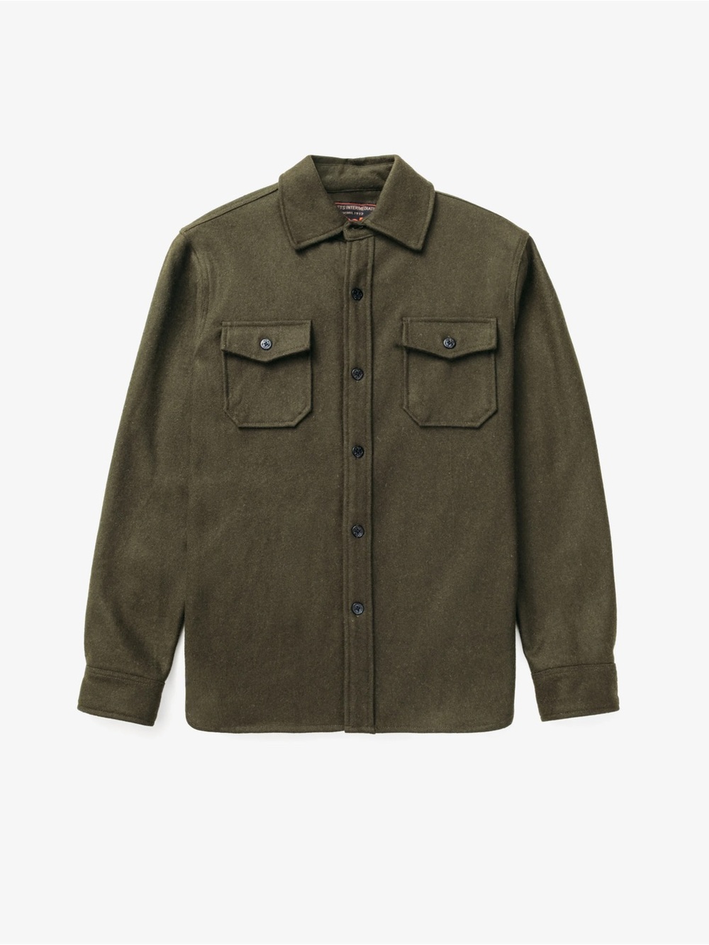 Schott NYC Men’s CPO Wool Shirt - Olive